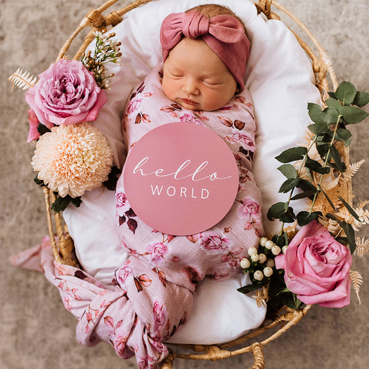 Blossom Organic Muslin Wrap