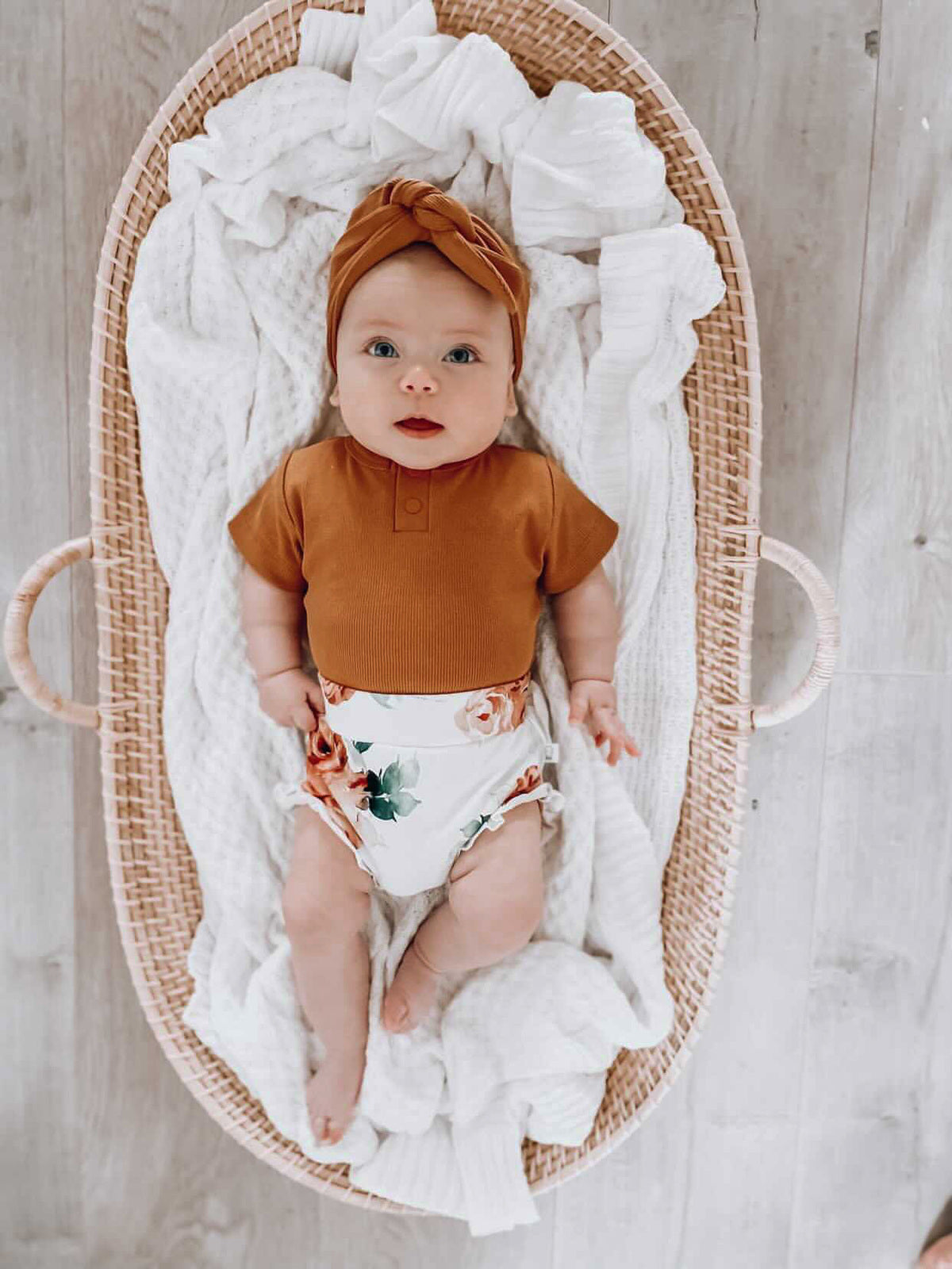 Chestnut Short Sleeve Bodysuit