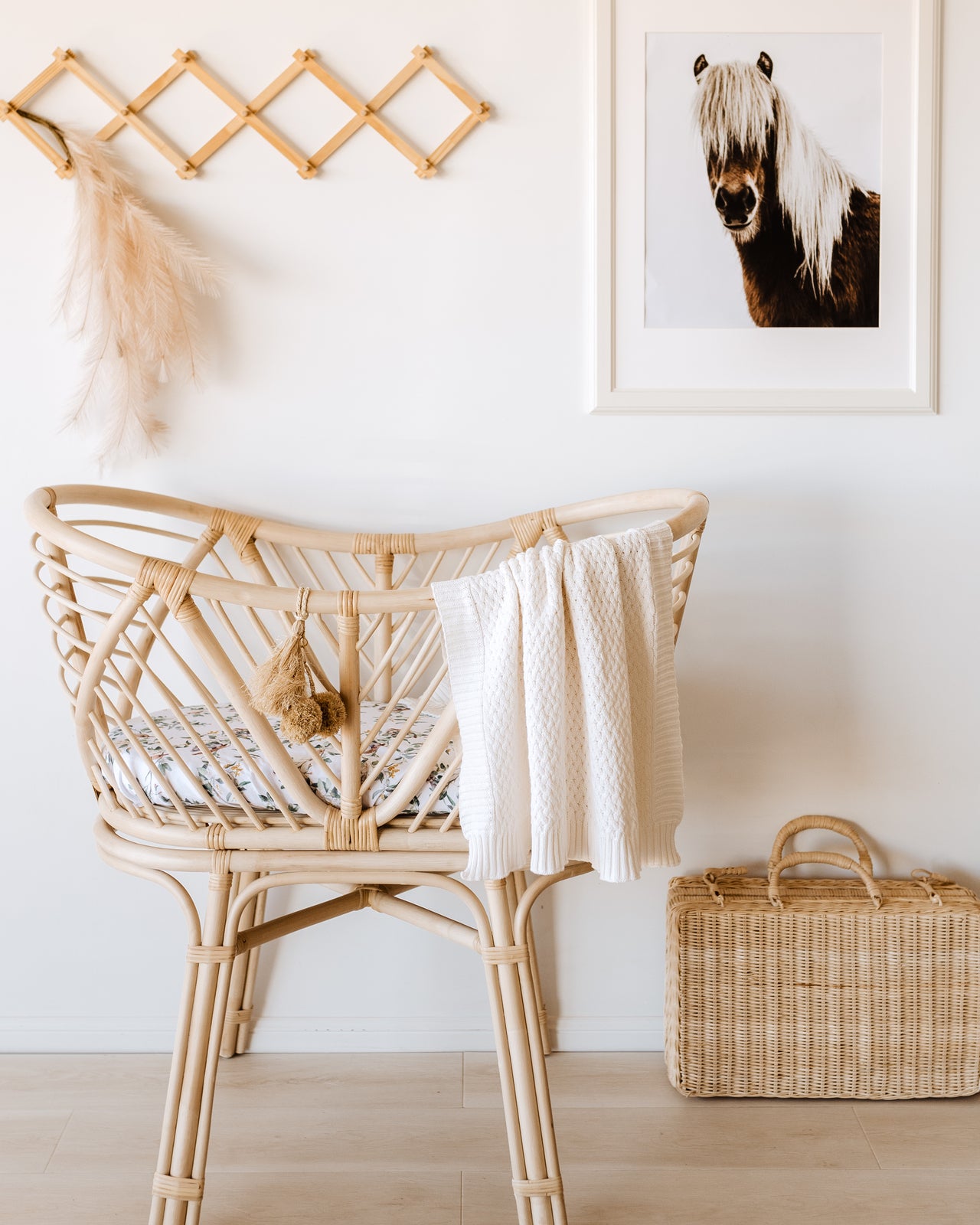 Cream Diamond Knit Baby Blanket from Snuggle Hunny Kids is now available on Sugarbird Kids