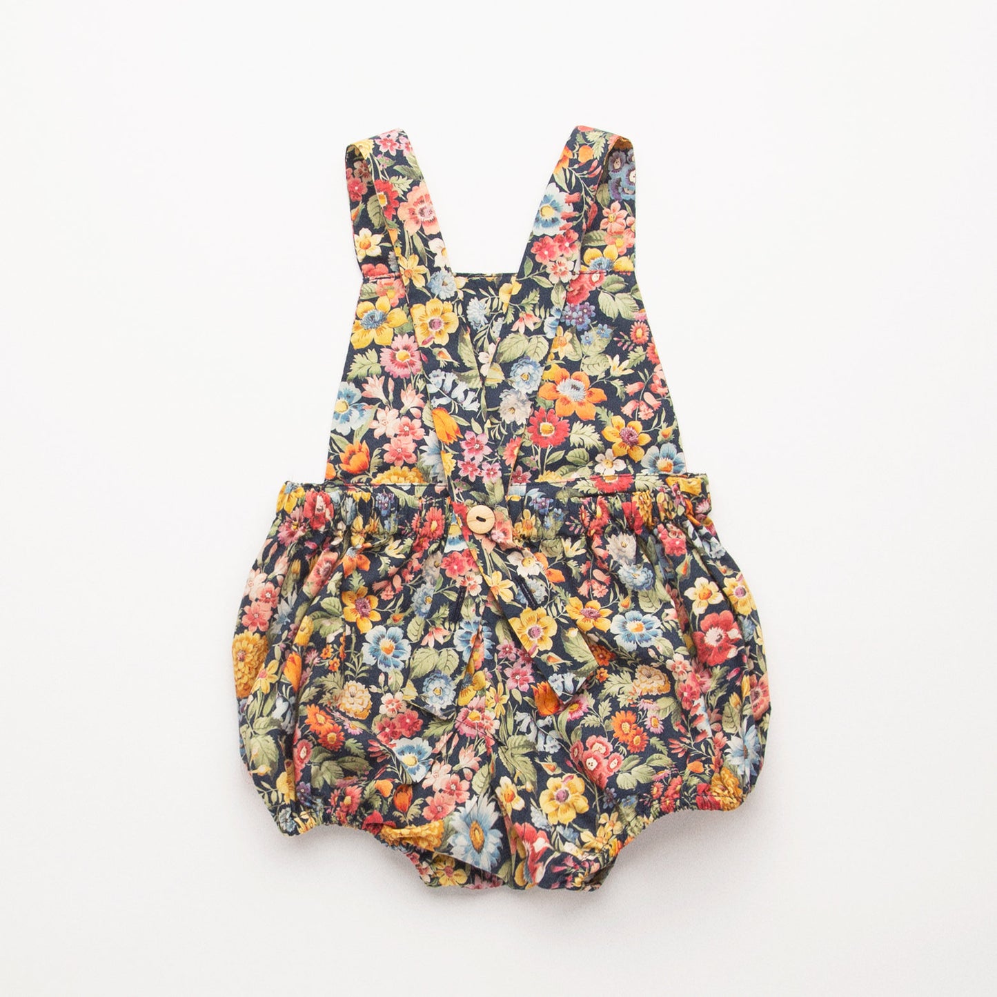 Jump Rope Romper - Heirloom Liberty Print Cotton