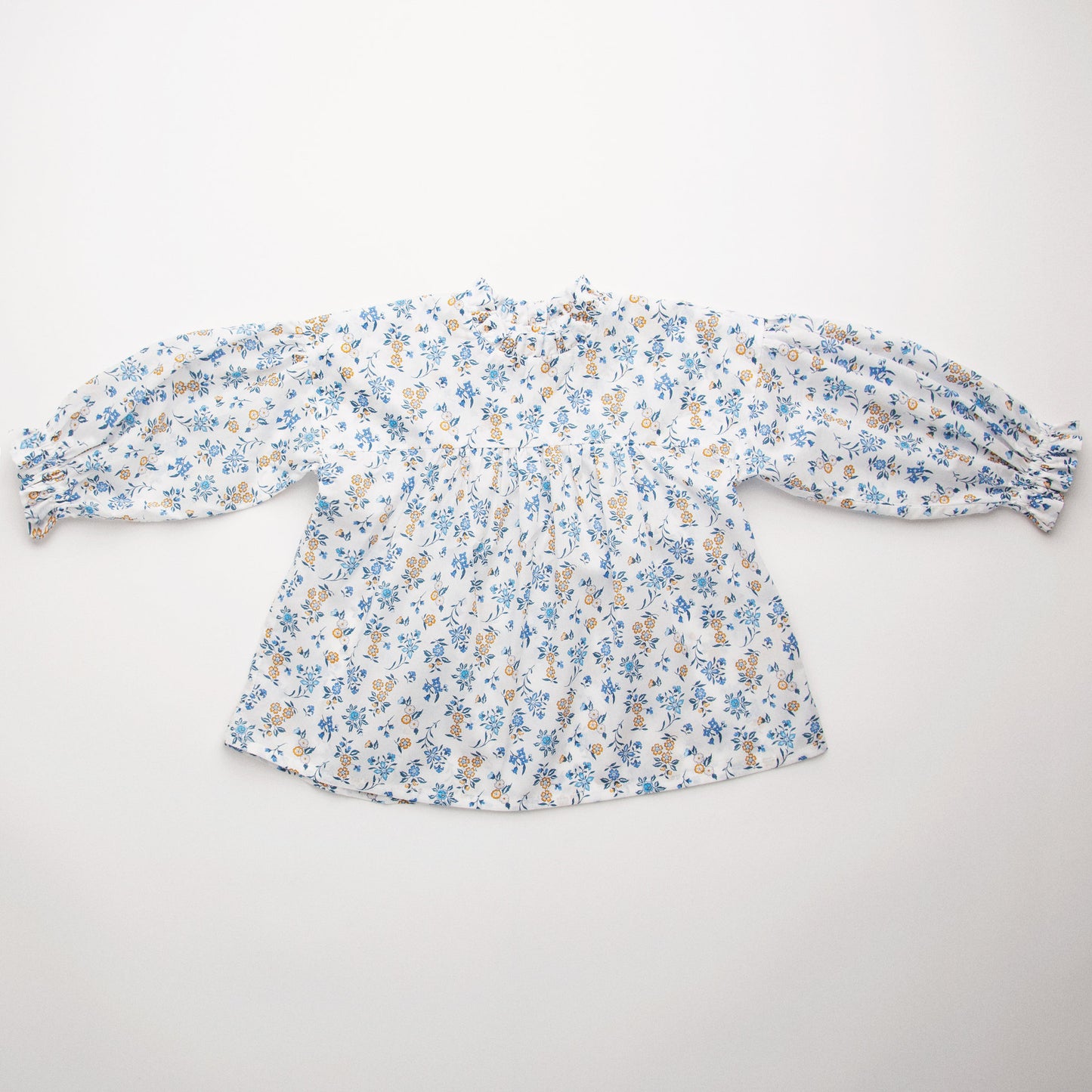 Kiss Chase Blouse - Edith Rose Liberty Print Cotton