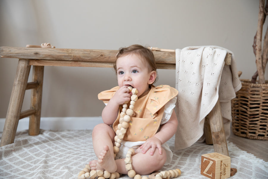 Lemon Frill | Snuggle Bib Waterproof
