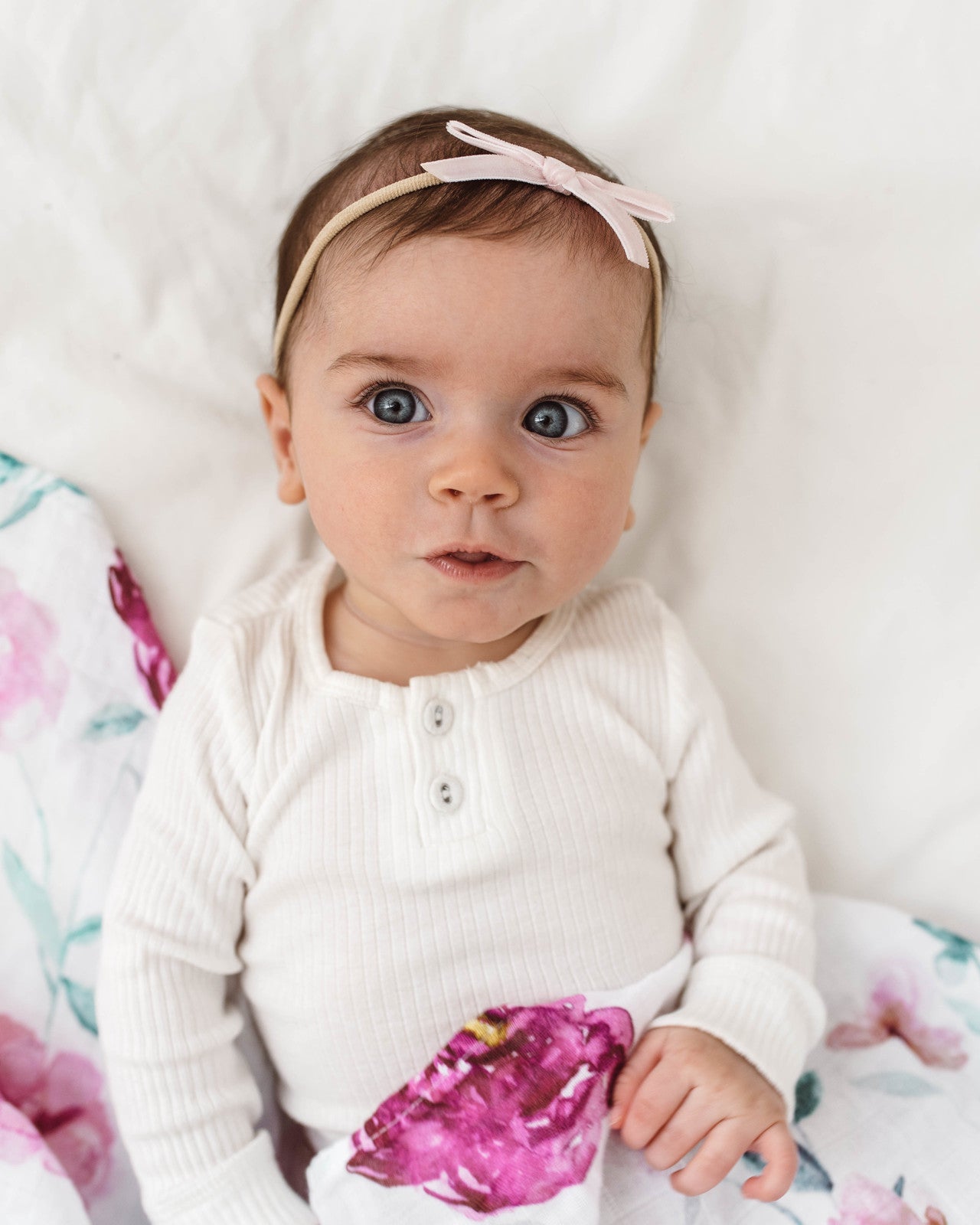 Lullaby Pink Velvet Bow