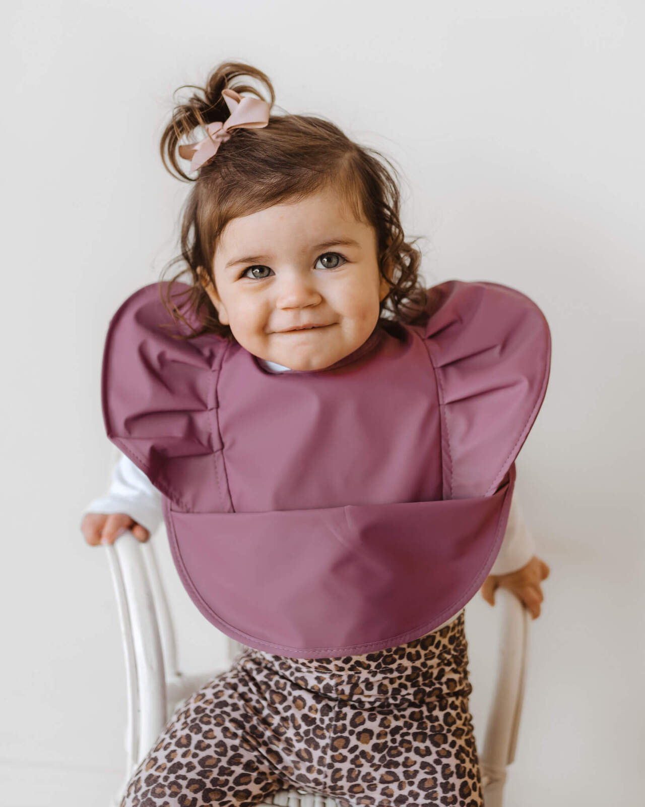 Mauve Frill | Snuggle Bib Waterproof
