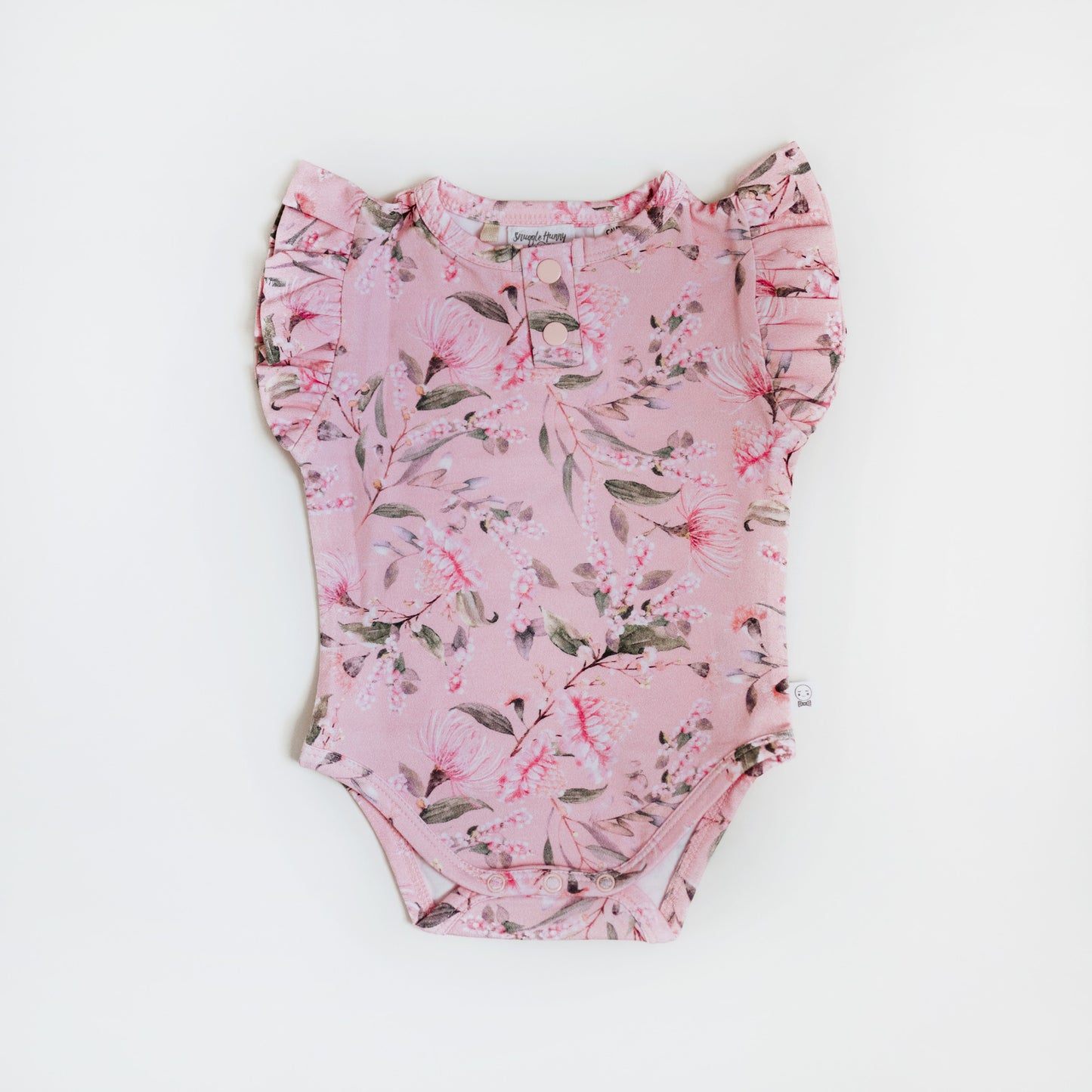 Pink Wattle Short Sleeve Bodysuit