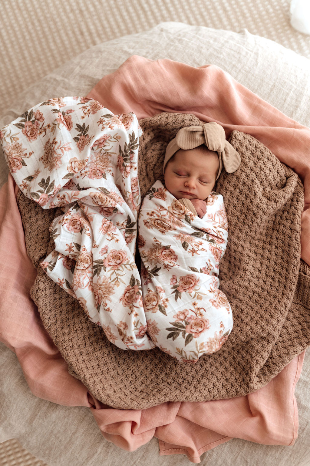 Rosette Organic Muslin Wrap