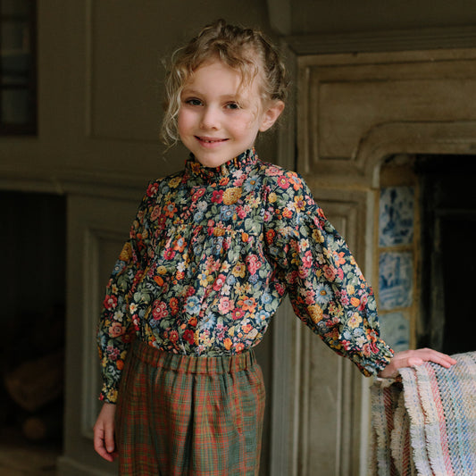 Kiss Chase Blouse - Heirloom Liberty Print Cotton