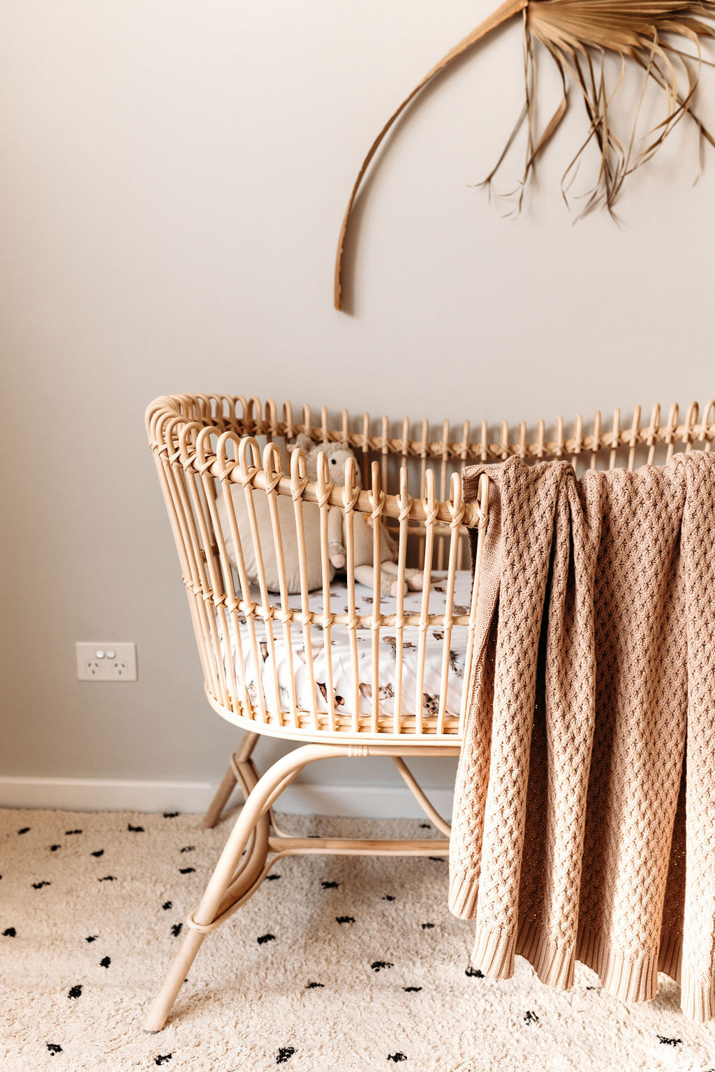 Hazelnut diamond knit baby blanket from Snuggle Hunny Kids is now available on Sugarbird Kids
