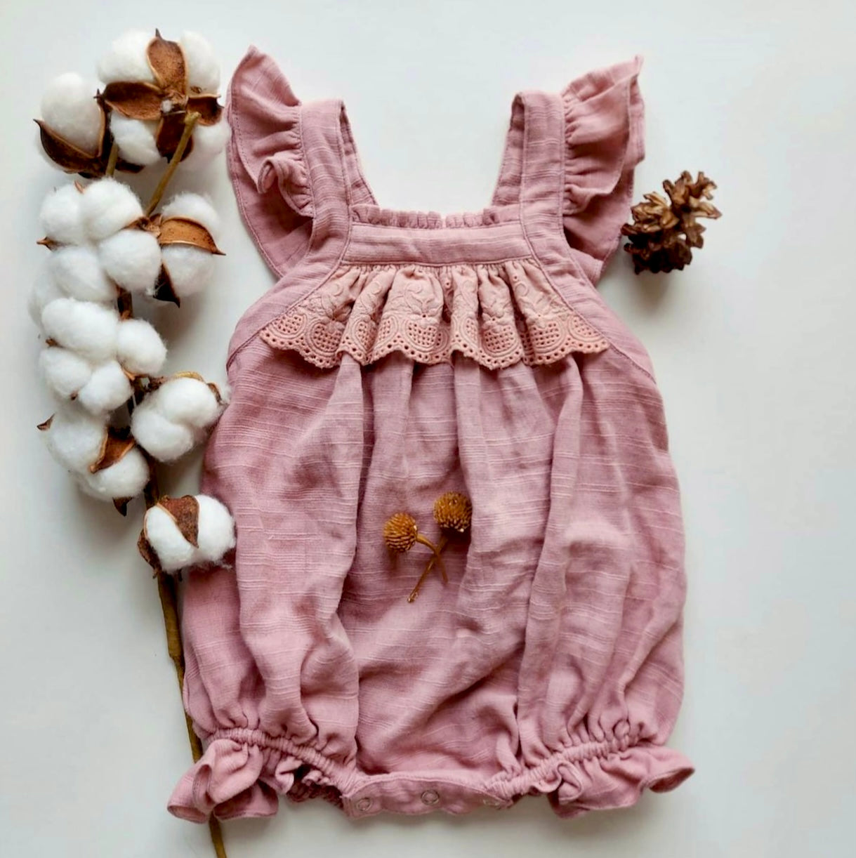 Dusty Rose Mia Romper